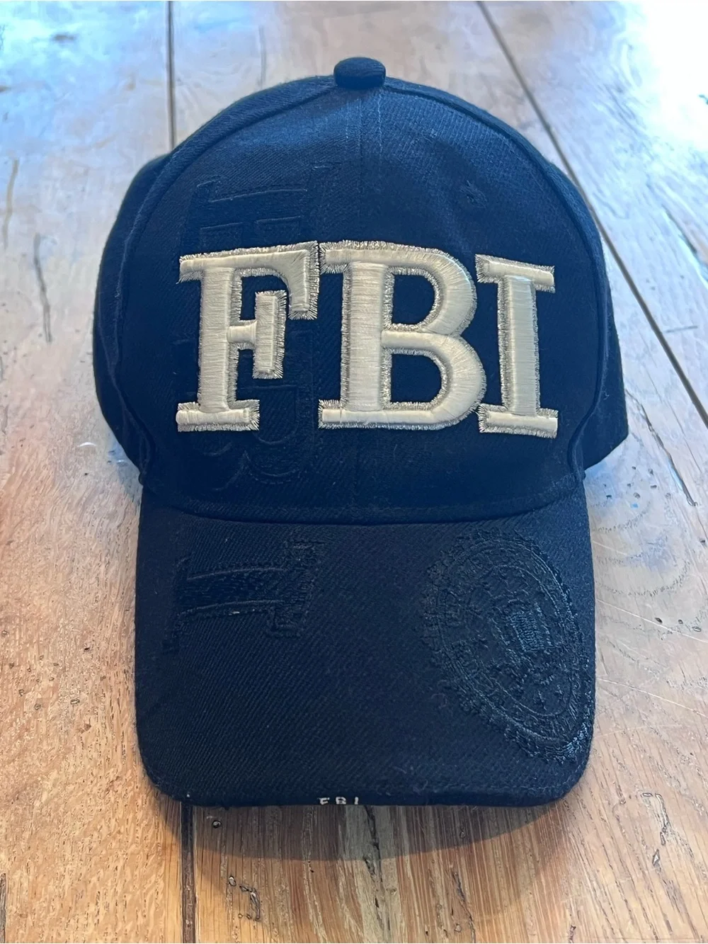 Embroidered FBI Logo Baseball Cap - Black Streetwear America FBI